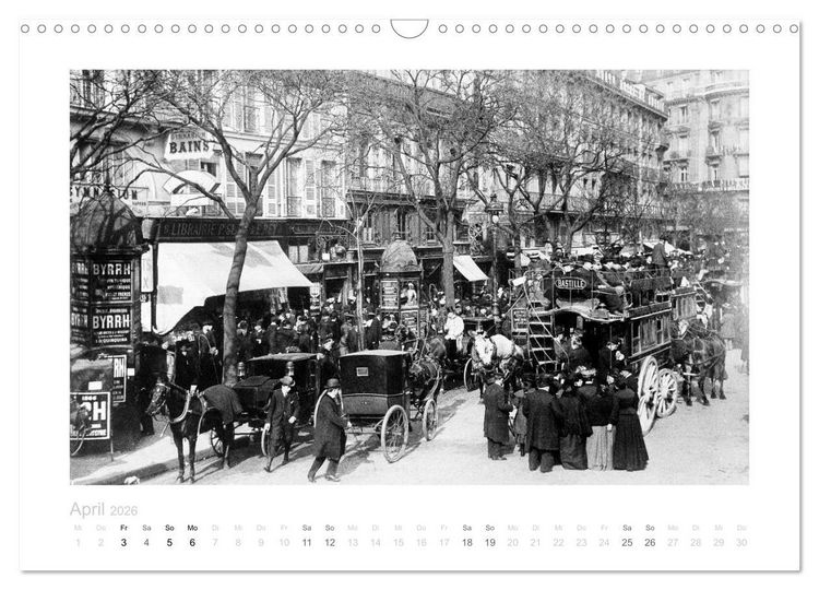 Produktbild: Metropole Paris - Impressionen (Wandkalender 2026 DIN A3 quer), CALVENDO Monatskalender