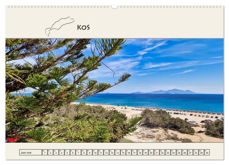 Produktbild: Reise durch die Griechische Inselwelt (Wandkalender 2026 DIN A2 quer), CALVENDO Monatskalender