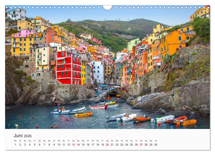 Produktbild: Die sch&ouml;nsten Orte in Italien. (Wandkalender 2026 DIN A3 quer), CALVENDO Monatskalender