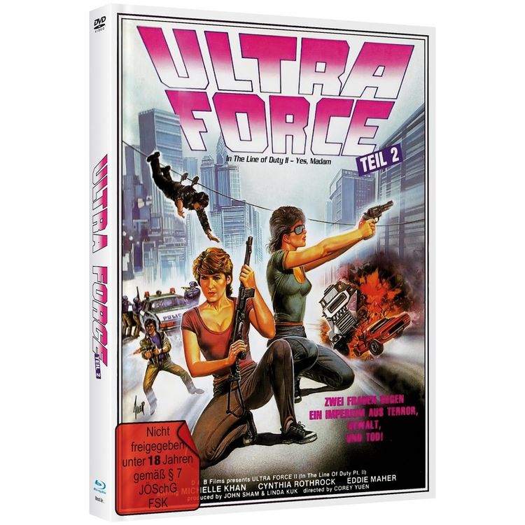 Produktbild: Ultra Force 2 - In the Line of Duty II - Mediabook - Cover C - Limited Edition auf 1000 St&uuml;ck (+ DVD)
