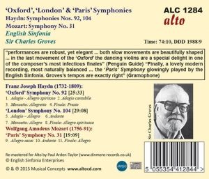 Produktbild: Sinfonien 92 & 104/Sinfonie 31