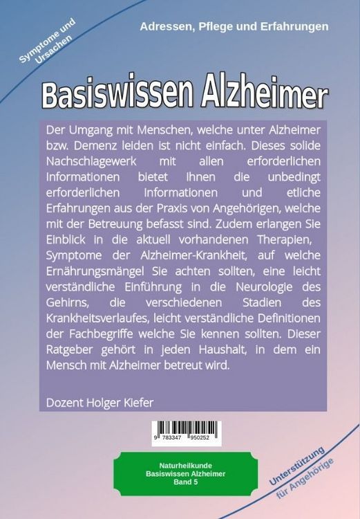 Produktbild: Basiswissen Alzheimer: Verst&auml;ndliche Erkl&auml;rungen der wichtigsten Fachbegriffe und neue Medikamente