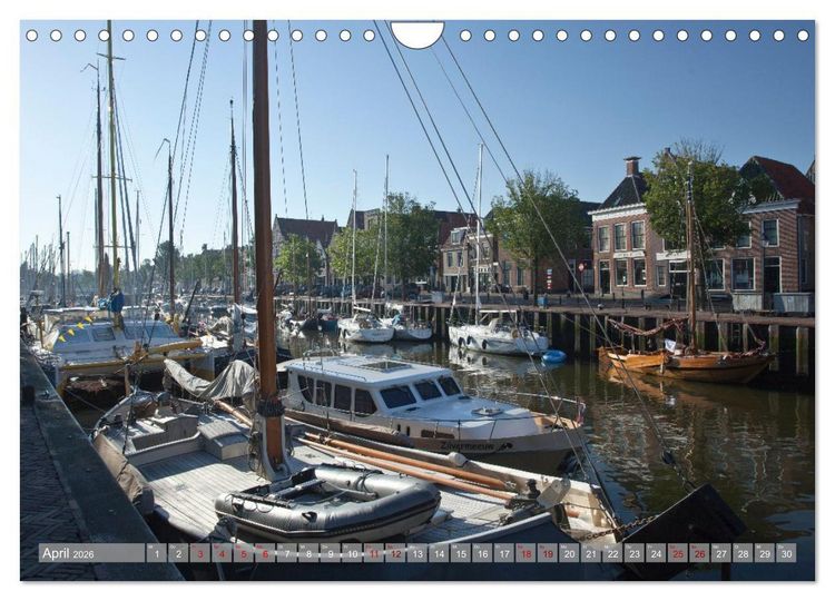 Produktbild: Hausbooturlaub Niederlande - Friesland und Groningen (Wandkalender 2026 DIN A4 quer), CALVENDO Monatskalender