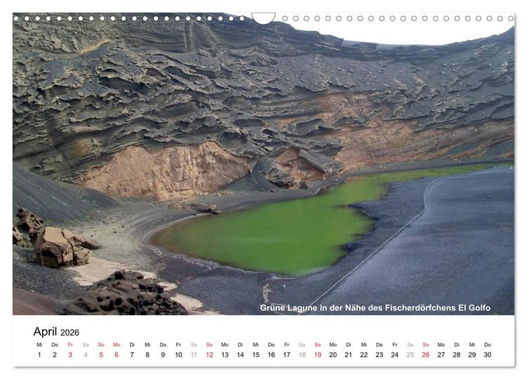 Produktbild: Die Canarischen Inseln - Lanzarote (Wandkalender 2026 DIN A3 quer), CALVENDO Monatskalender