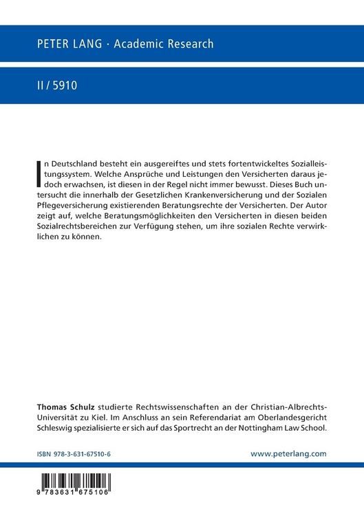 Produktbild: Recht auf Beratung in der Gesetzlichen Krankenversicherung und in der Sozialen Pflegeversicherung