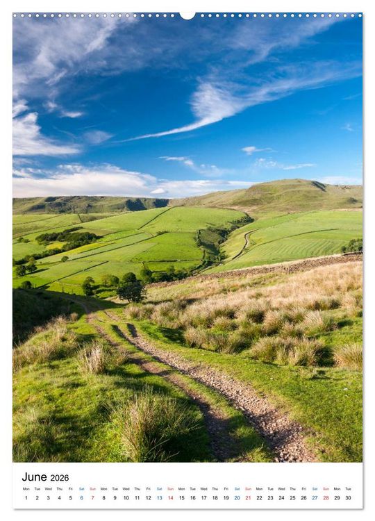 Produktbild: Scenes from the Peak District (High Quality Premium Wall Calendar 2026 DIN A2 portrait),CALVENDO 12 Month Wall Calendar