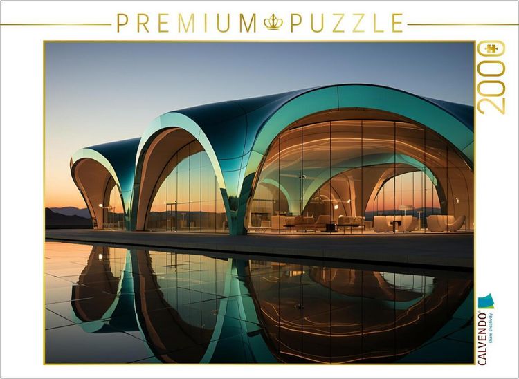Produktbild: CALVENDO Puzzle Goldenes T&uuml;rkis | 2000 Teile Lege-Gr&ouml;&szlig;e 90x67cm Foto-Puzzle f&uuml;r gl&uuml;ckliche Stunden