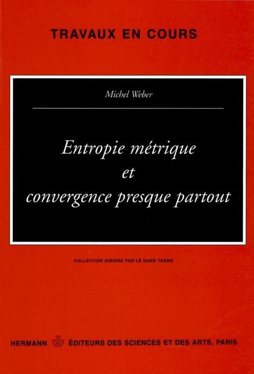 Produktbild: Entropie metrique et convergence