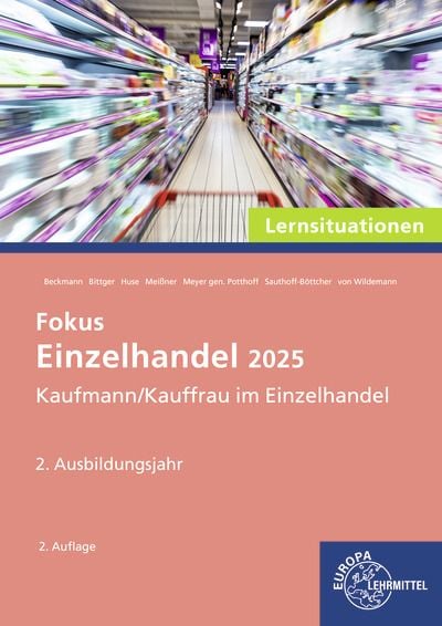 Produktbild: Lernsituationen Fokus Einzelhandel 2025, 2. Ausbildungsjahr