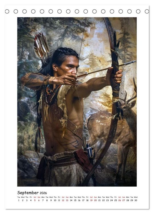 Produktbild: The Timeless Art of Archery (Desk Calendar 2026 DIN A5 portrait), CALVENDO 12 Month DeskCalendar