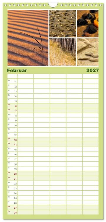 Produktbild: Familienplaner 2027 - Sehnsucht D&auml;nemark - Danmark mit 5 Spalten (Wandkalender, 21 x 45 cm) CALVENDO
