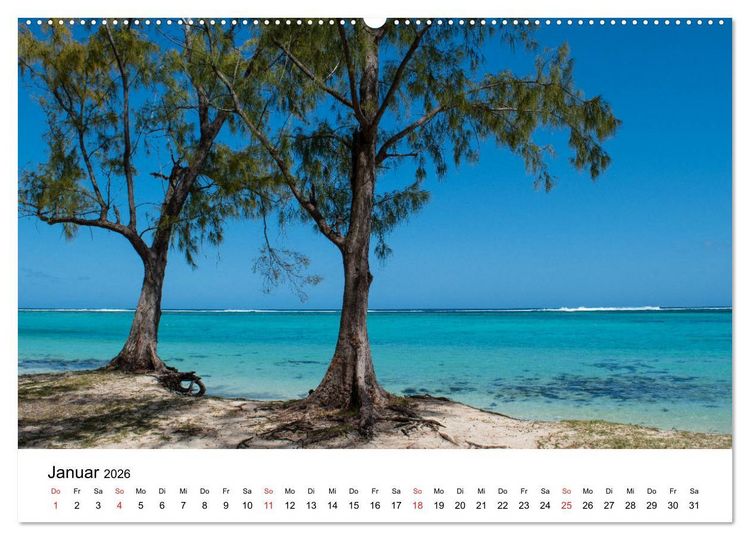 Produktbild: Mauritius - Wanderimpressionen von Rolf Dietz (hochwertiger Premium Wandkalender 2026 DIN A2 quer), Kunstdruck in Hochglanz