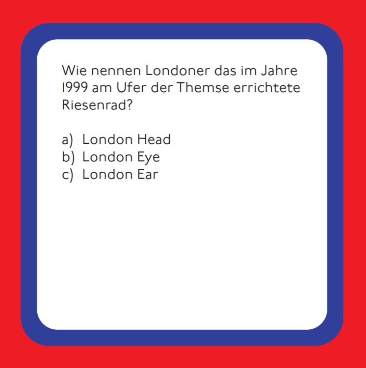 Produktbild: Das London-Quiz