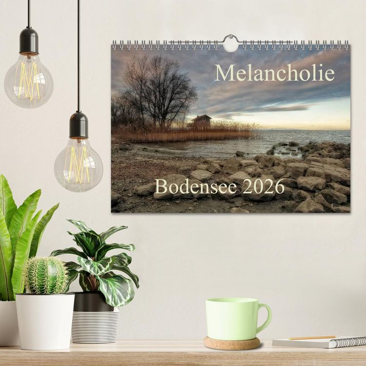 Produktbild: Melancholie-Bodensee 2026 (Wandkalender 2026 DIN A4 quer), CALVENDO Monatskalender