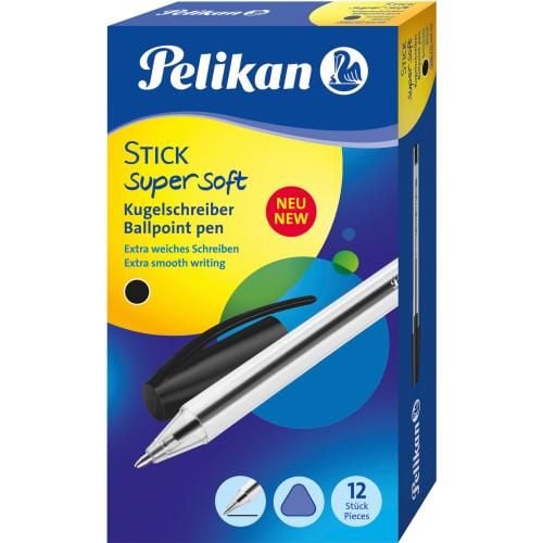 Produktbild: Pelikan Kugelschreiber Stick super soft, Schwarz