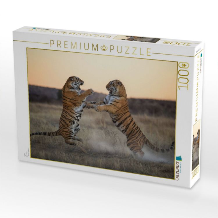 Produktbild: CALVENDO Puzzle Tiger | 1000 Teile Lege-Gr&ouml;&szlig;e 64x48cm Foto-Puzzle f&uuml;r gl&uuml;ckliche Stunden