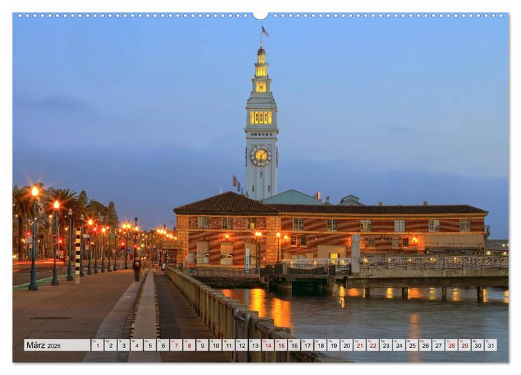 Produktbild: San Francisco - City on the Bay (hochwertiger Premium Wandkalender 2026 DIN A2 quer), Kunstdruck in Hochglanz