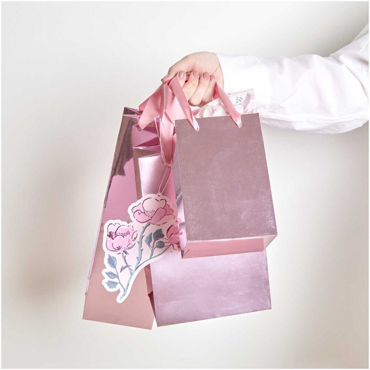 Produktbild: Flaschent&uuml;te Metallic Rosa, MIX