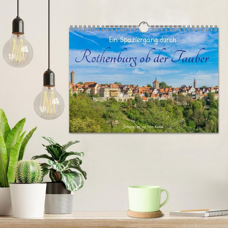 Produktbild: Ein Spaziergang durch Rothenburg ob der Tauber (Wandkalender 2027 DIN A4 quer), CALVENDO Monatskalender