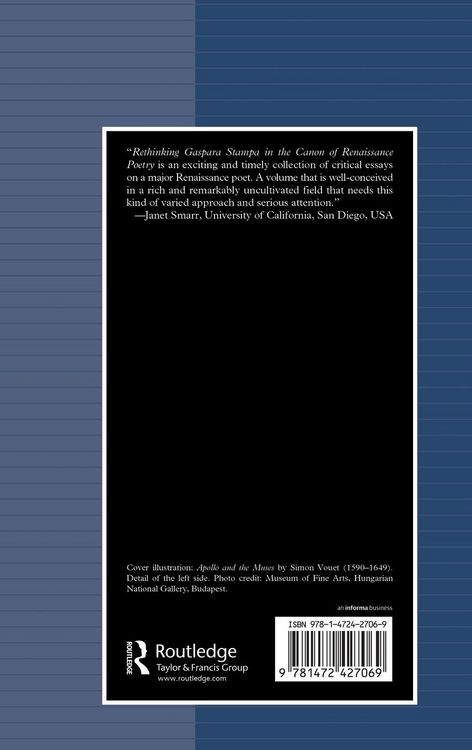 Produktbild: Rethinking Gaspara Stampa in the Canon of Renaissance Poetry