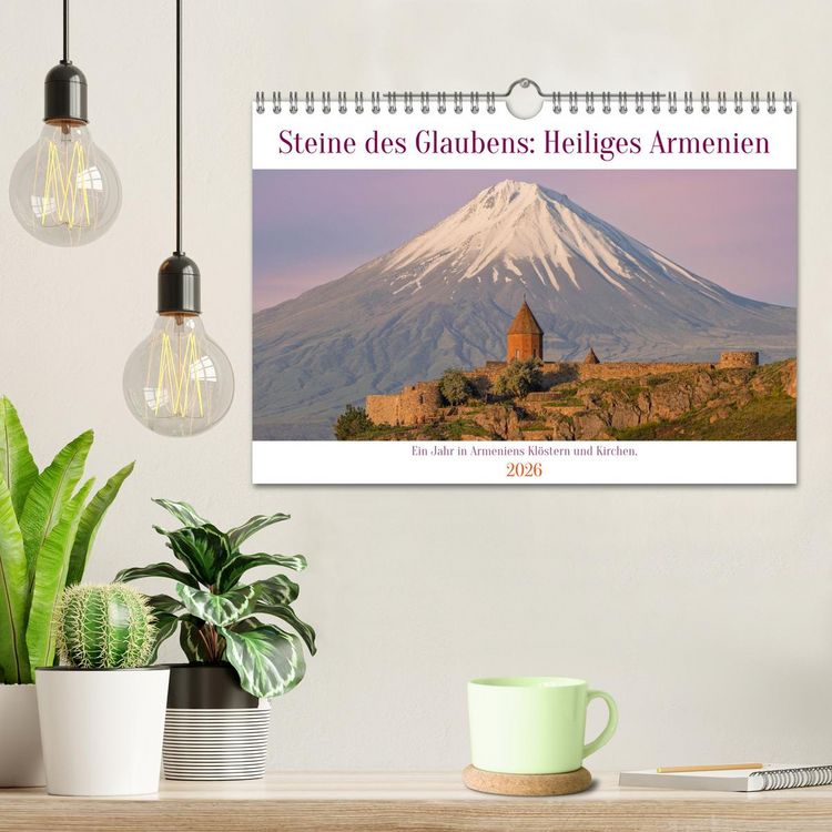 Produktbild: Steine Des Glaubens: Heiliges Armenien (Wandkalender 2026 DIN A4 quer), CALVENDO Monatskalender