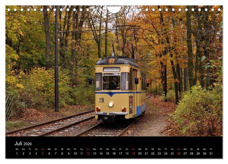 Produktbild: Auf Gleisen durch Berlin (Wandkalender 2026 DIN A4 quer), CALVENDO Monatskalender