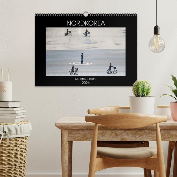 Produktbild: Nordkorea - Die gro&szlig;e Leere (Wandkalender 2026 DIN A3 quer), CALVENDO Monatskalender