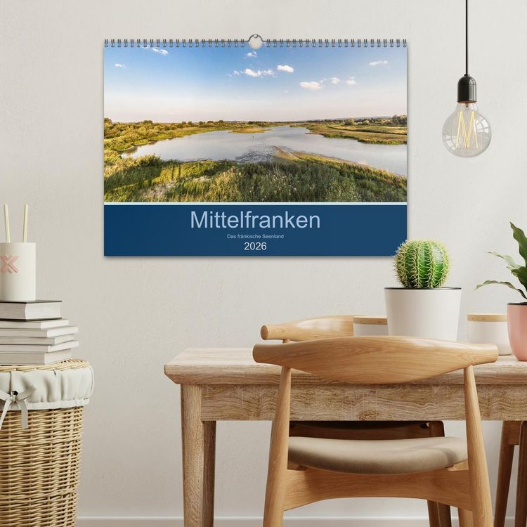 Produktbild: Mittelfranken - Das fr&auml;nkische Seenland (Wandkalender 2026 DIN A3 quer), CALVENDO Monatskalender