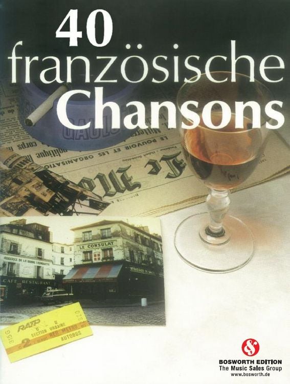Produktbild: Vierzig franz&ouml;sische Chansons f&uuml;r Klavier und Gesang