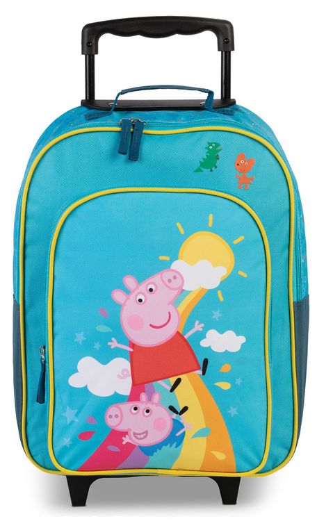 Produktbild: SIEBER Gl&uuml;hw&uuml;rmchen - Kindertrolley Peppa Pig, t&uuml;rkis