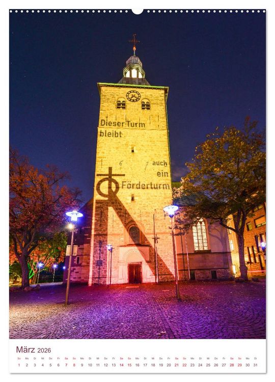 Produktbild: Ruhrgebiet - Malerischer Spaziergang (hochwertiger Premium Wandkalender 2026 DIN A2 hoch), Kunstdruck in Hochglanz