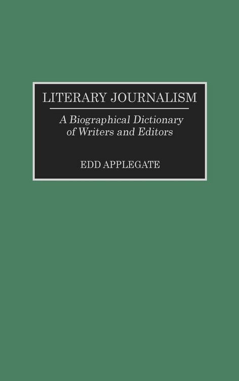 Produktbild: Literary Journalism