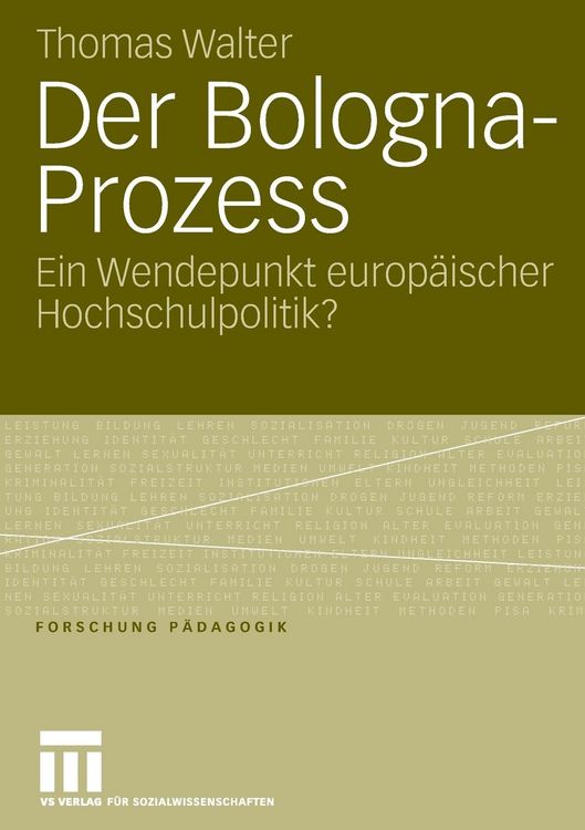 Produktbild: Der Bologna-Prozess