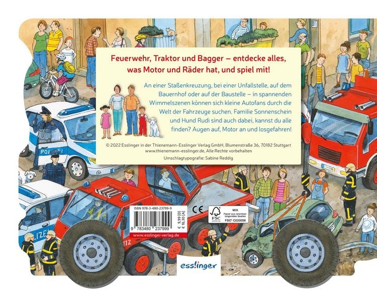Produktbild: TAT&Uuml;TATA Mein Fahrzeuge-Wimmelbuch