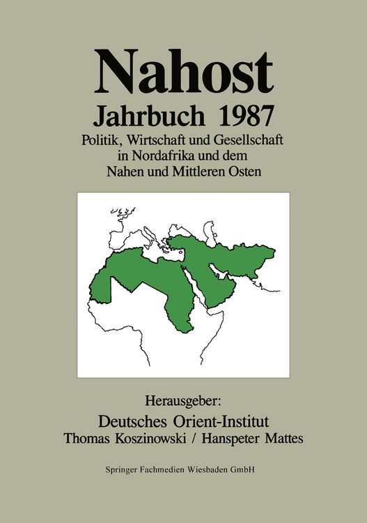 Produktbild: Nahost Jahrbuch 1987