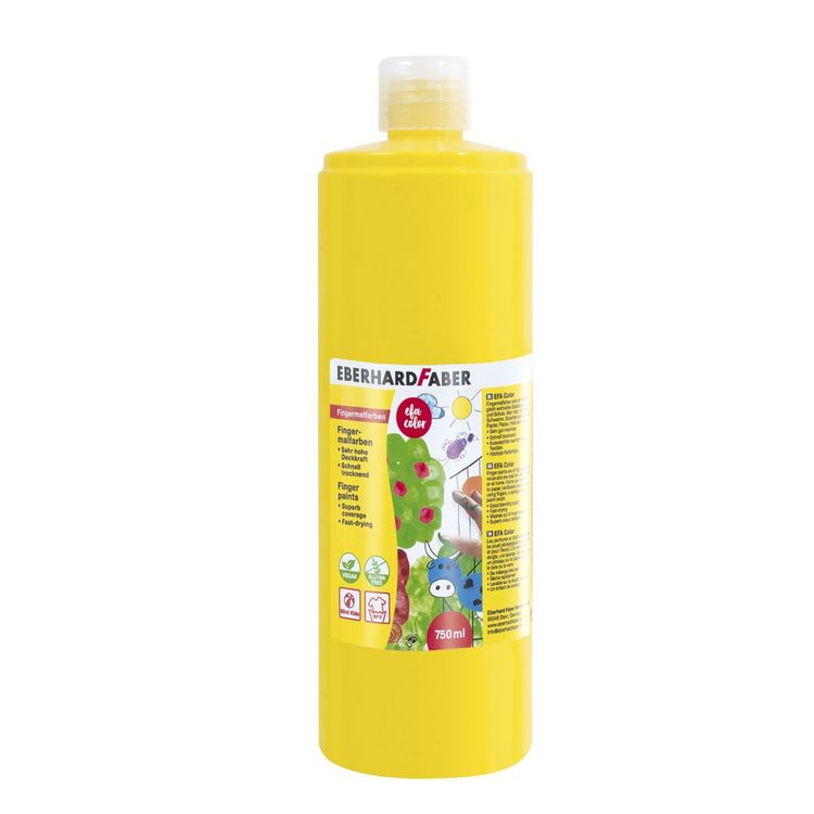 Produktbild: EBERHARD FABER Fingerfarben kadiumgelb 750ml
