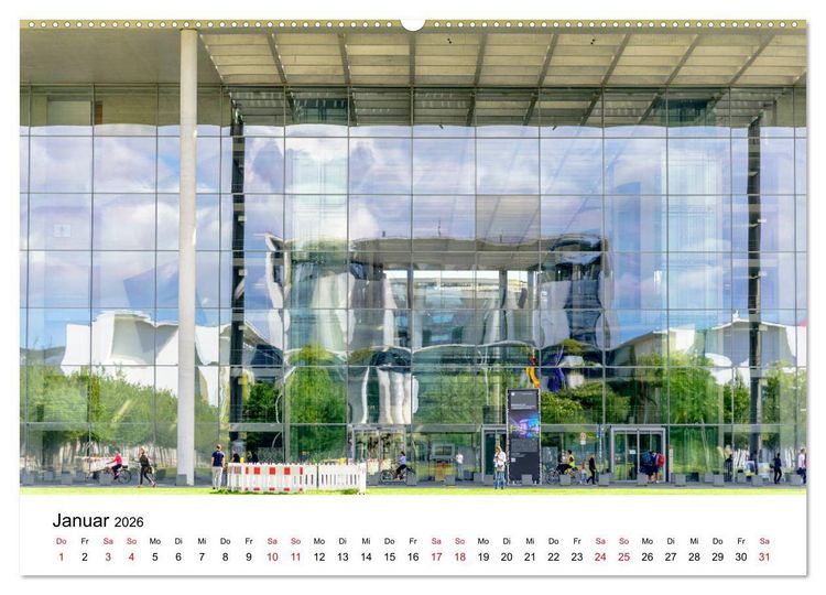 Produktbild: Das Regierungsviertel in Berlin (Wandkalender 2026 DIN A2 quer), CALVENDO Monatskalender