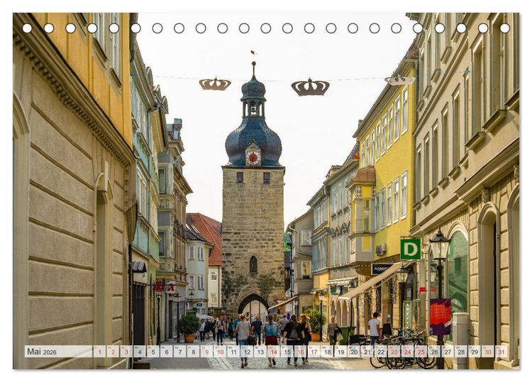 Produktbild: Coburg Impressionen (Tischkalender 2026 DIN A5 quer), CALVENDO Monatskalender