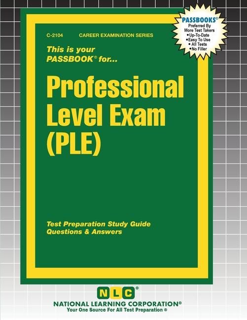 Produktbild: Professional Level Exam (PLE)