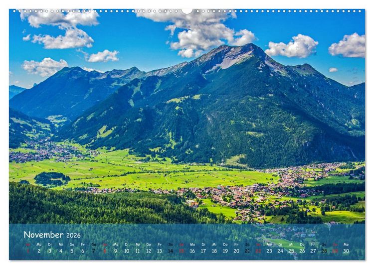 Produktbild: Naturparadies Zugspitzarena (hochwertiger Premium Wandkalender 2026 DIN A2 quer), Kunstdruck in Hochglanz