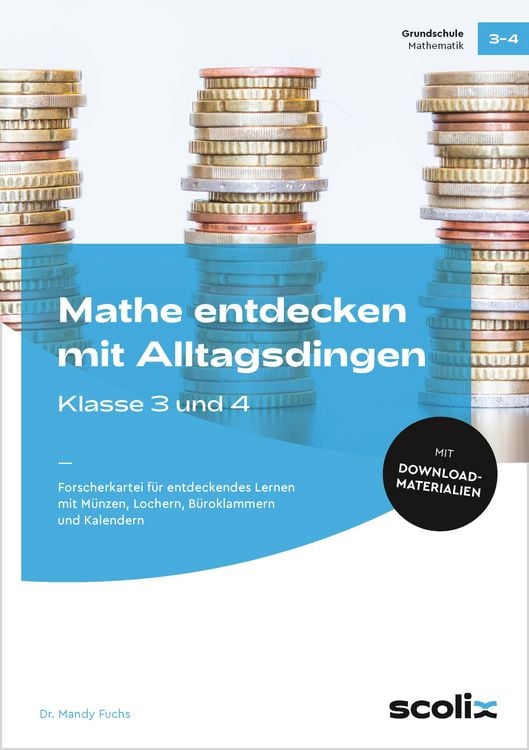 Produktbild: Mathe entdecken mit Alltagsdingen - Klasse 3 und 4