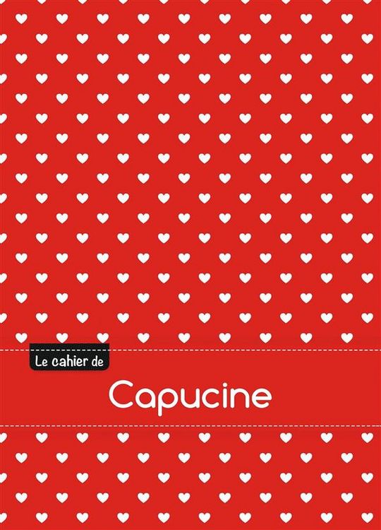 Produktbild: Le cahier de capucine seyes, 96p,