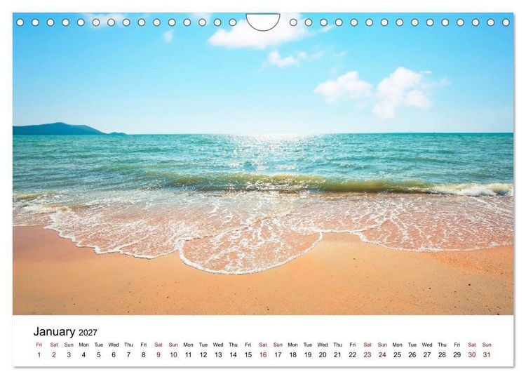 Produktbild: Tropical Vibes (Wall Calendar 2027 DIN A4 landscape), CALVENDO 12 Month Wall Calendar