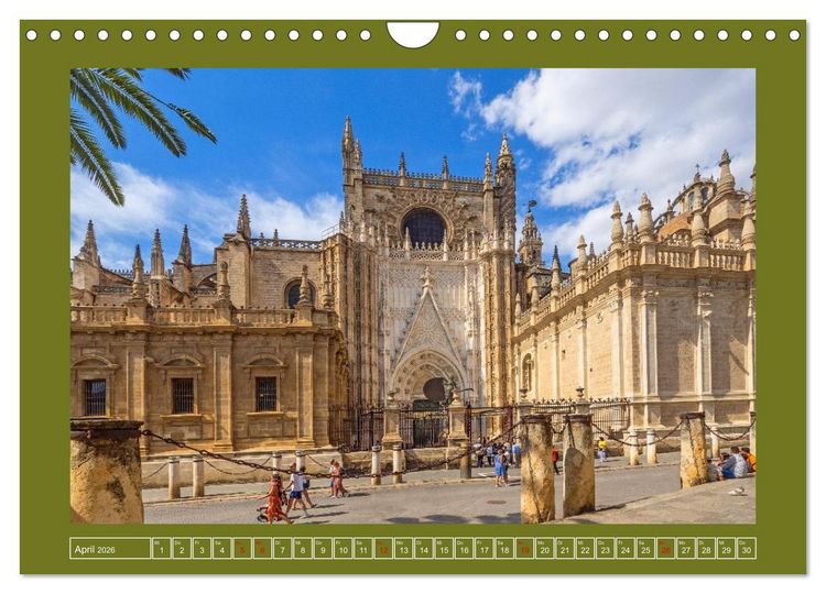 Produktbild: Ein Herz f&uuml;r Sevilla (Wandkalender 2026 DIN A4 quer), CALVENDO Monatskalender