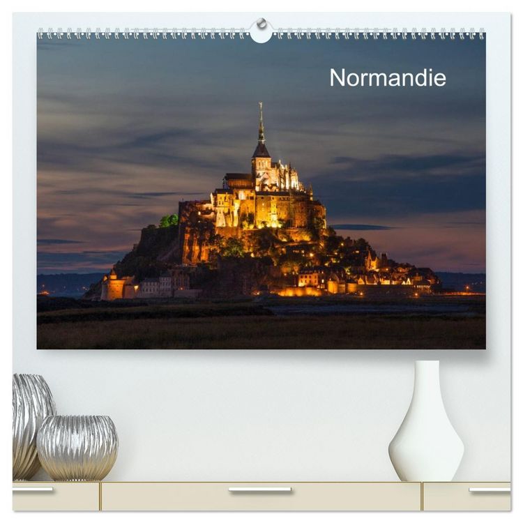 Produktbild: Normandie (hochwertiger Premium Wandkalender 2026 DIN A2 quer), Kunstdruck in Hochglanz