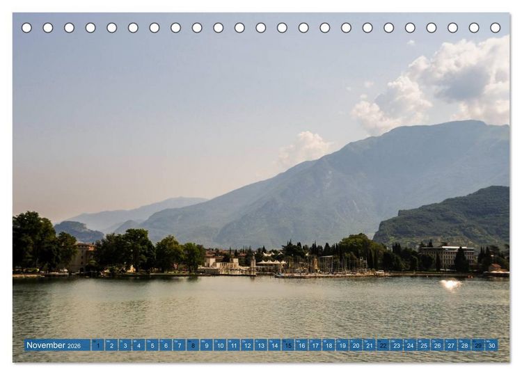 Produktbild: Gardasee. Lago di Garda (Tischkalender 2026 DIN A5 quer), CALVENDO Monatskalender