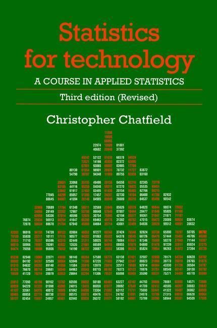 Produktbild: Statistics for Technology
