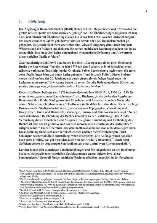 Produktbild: Die Augsburger Baumeisterb&uuml;cher 1402 &ndash; 1440