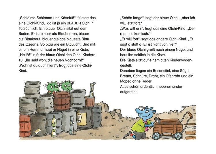 Produktbild: Die Olchis und der blaue Nachbar
