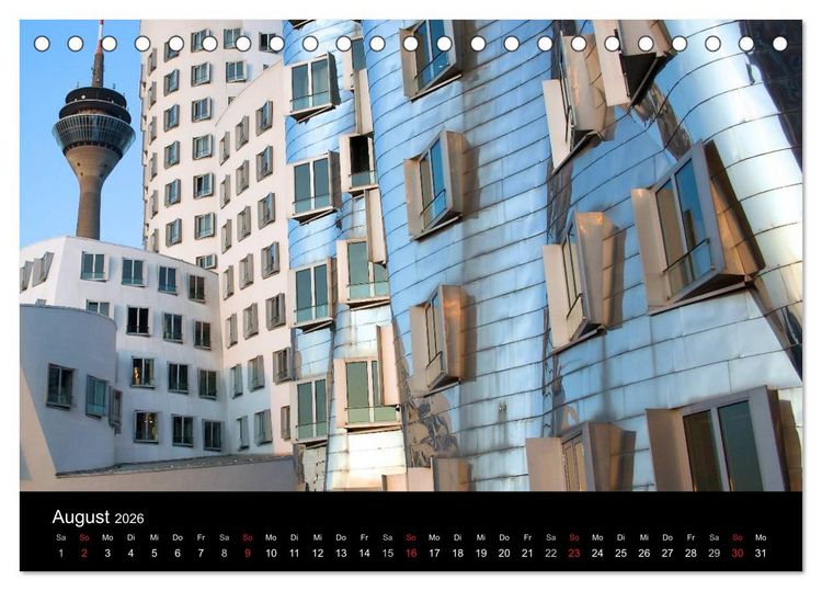 Produktbild: D&uuml;sseldorf 2026 (Tischkalender 2026 DIN A5 quer), CALVENDO Monatskalender